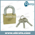 top security square brass pad lock